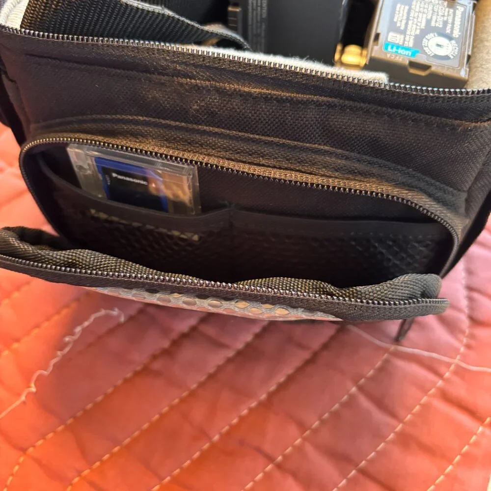 Lowe Pro camera bag + strap